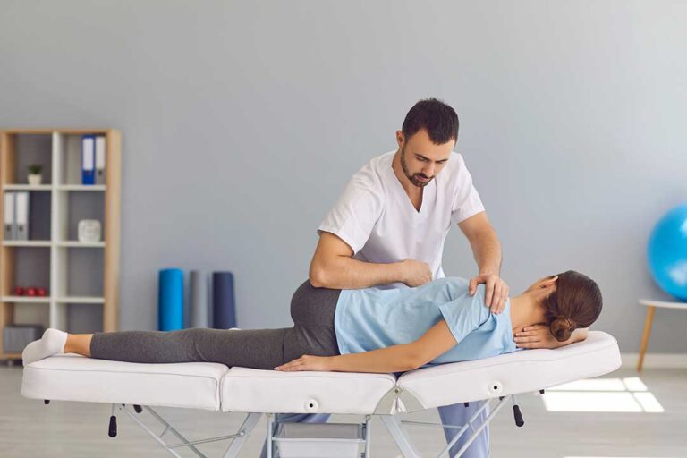 Chiropractic photo from Adobe Stock